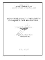 Trung tâm thương mại văn phòng công ty xuất nhập khẩu y tế 2   tp  hồ chí minh 