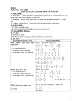 GIAO AN TU CHON TOAN 7 2 cột 