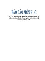 Tiểu luận môn Nhập môn công nghệ phần mềm: Tìm hiểu đặc tả yêu cầu, phân tích thiết kế hệ thống và thiết kế một số trường hợp kiểm thử cho hệ thống cây rút tiền ATM