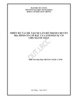 Thiết kế và chế tạo xe lăn điện hỗ trợ di chuyền địa hình có cấp bậc và cảnh báo sự cố cho người thân 