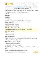 Bài tập trắc nghiệm Giáo dục công dân 10 – Bài 1: Thế giới quan duy vật và phương pháp luận biện chứng