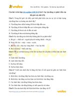 Bài tập trắc nghiệm Giáo dục công dân 10 – Bài 3: Sự vận động và phát triển của thế giới vật chất (Tiết 2)