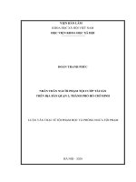Nhân thân người phạm tội cướp tài sản trên địa bàn quận 3, thành phố hồ chí minh