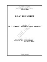 Thiết kế vườn cây thông minh   farmbot 