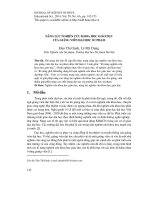 Năng lực nghiên cứu khoa học giáo dục của giảng viên đại học sư phạm