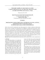 Tổng hợp, nghiên cứu đặc trưng cấu trúc và hoạt tính quang xúc tác phân hủy metylen xanh của hệ nano spinel ZnxNi1-xFe2O4 (x=0-0,5)