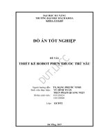 Thiết kế robot phun thuốc trừ sâu 