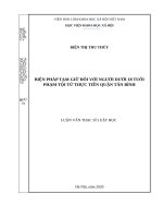 Biện pháp tạm giữ đối với người dưới 18 tuổi phạm tội từ thực tiễn quận tân bình 