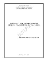 Khảo sát và tính toán kiểm nghiệm hệ thống phanh trên xe tải thaco hd360 