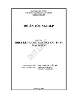 Thiết kế và chế tạo máy cnc phay mạch pcb 