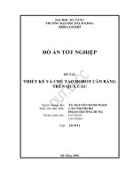 Thiết kế và chế tạo robot cân băng trên quả cầu 