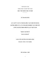 Lưu giữ và xử lý hàng hóa vận chuyển bằng đường biển của các doanh nghiệp vận chuyển nước ngoài theo pháp luật việt nam