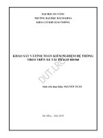 Khảo sát và tính toán kiểm nghiệm hệ thống treo trên xe tải thaco hd360 