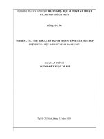 Nghiên cứu, tính toán, chế tạo hệ thống đánh lửa hỗn hợp điện dung   điện cảm sử dụng bobin đơn  