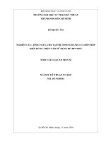 Nghiên cứu, tính toán, chế tạo hệ thống đánh lửa hỗn hợp điện dung   điện cảm sử dụng bobin đơn  tt 
