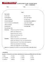 01  grade 5   unit 1   worksheet (1) đã chuyển đổi