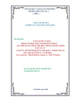 SKKN - CON NGƯỜI CÁ NHÂN TRONG VĂN HỌC VIỆT NAM THẾ KỈ XVIII-XIX QUA MỘT SỐ TÁC PHẨM TIÊU BIỂU TRONG CHƯƠNG TRÌNH NGỮ VĂN 11