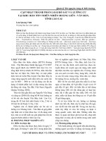 Cập nhật thành phần loài bò sát và lưỡng cư tại khu bảo tồn thiên nhiên Hoàn Liên, Văn Bàn, tỉnh Lào Cai