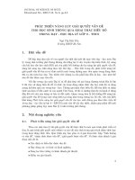 Phát triển năng lực giải quyết vấn đề cho học sinh thông qua khia thác biểu đồ trong dạy - học Địa lý lớp 9 - THCS