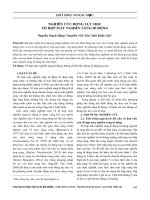 Nghiên cứu động lực học tổ hợp máy nghiền sàng di động 