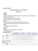 Đề thi giữa HK1 Toán 9 năm 2020 - 2021 trường THCS Kim Liên - Nghệ An - THCS.TOANMATH.com