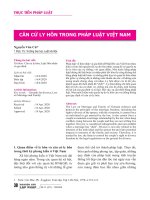 Căn cứ ly hôn trong pháp luật Việt Nam