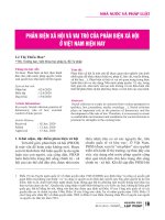 Phản biện xã hội và vai trò của phản biện xã hội ở Việt Nam hiện nay