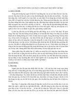 Sáng kiến kinh nghiệm, SKKN - BIỆN PHÁP NÂNG CAO CHẤT LƯỢNG DẠY HỌC MÔN TẬP ĐỌC