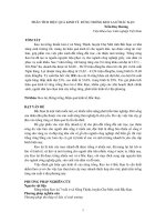 Phân tích hiệu quả kinh tế rừng trồng keo lai ở Bắc Kạn