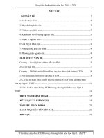 Sáng kiến kinh nghiệm, SKKN -  Vận dụng dạy học STEM trong chương trình hóa học lớp 11 THPT