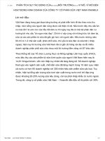 phân tích sự tác động của môi trường vi mô, vĩ mô đến hoạt động kinh doanh của công ty cổ phần sữa việt nam vinamilk 