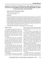 Nghiên cứu đánh giá tình hình thực hiện nhiệm vụ quản lý nhà nước về lâm nghiệp ở cấp huyện: Trường hợp nghiên cứu điểm tại huyện Đà Bắc, tỉnh Hòa Bình