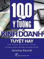 Cẩm nang kinh doanh - 100 ý tưởng kinh doanh tuyệt hay: Phần 1