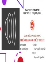 Bài 04. Triển khai giao thức Telnet