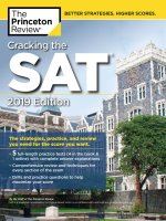 Preview cracking the SAT with 5 practice tests, 2019 edition by the princeton review (2019)