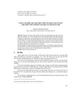 Nâng cao hiệu quả dạy học môn âm nhạc đại cương cho sinh viên trường Đại học Sư phạm Hà Nội