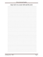 BÁO cáo THỰC tập tốt NGHIỆP