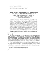 Nghiên cứu hoạt tính xúc tác của một số hỗn hợp oxit trên cơ sở CuO trong phản ứng oxi hóa m-xilen