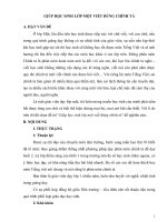 Sáng kiến kinh nghiệm, SKKN - Giúp học sinh lớp một viết đúng chính tả