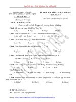 Đề khảo sát chất lượng học kì 1 môn Toán 8 - Huyện Vĩnh Bảo(HP)