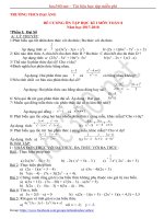 Đề cương ôn tập toán 8 - Học kì I - Trường THCS Đại Áng (2017-2018)