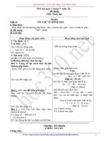 Hướng dẫn soạn Giáo án tổng hợp các môn lớp 3 Tuần 3