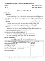 Bài soạn giáo án hình học lớp 9 - Tuần 16 - Tài liệu bài giảng hay