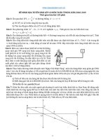 Đề Thi Thử Tuyển Sinh Vào Lớp 10 Năm 2018 - 2019