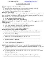 Đề cương ôn tiếng việt