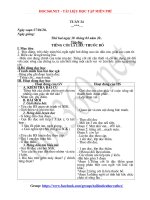 Giáo án tuần 34 lớp 4 các môn - Tài liệu học tập miễn phí