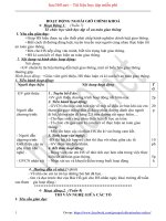 Soạn Giáo án lớp 5 Hoạt động ngoài giờ chính khóa