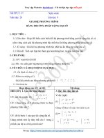 Giáo án Đại số 9 học kỳ II - Tài liệu Toán 9 - hoc360.net