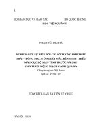 Nghiên cứu sự biến đổi chỉ số tương hợp thất trái – động mạch ở người mắc bệnh tim thiếu máu cục bộ mạn tính trước và sau can thiệp động mạch vành qua da tt 