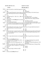 Ôn tập Hóa 10 - Trường THPT Duy Tân - Kon Tum